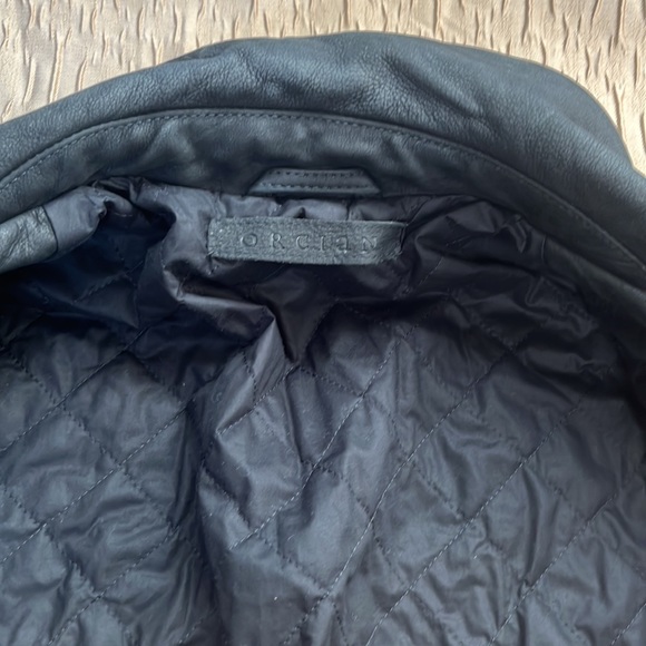 ORCIANI  LEATHER  JACKET SIZE 40 - Picture 9 of 10